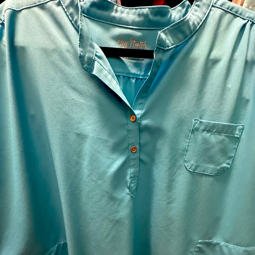 Butter soft easy stretch scrub top